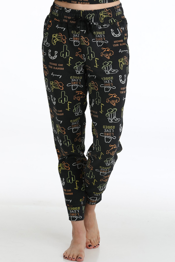 Cruel Denim LADIES LONG LIVE RODEO JOGGER - BLACK