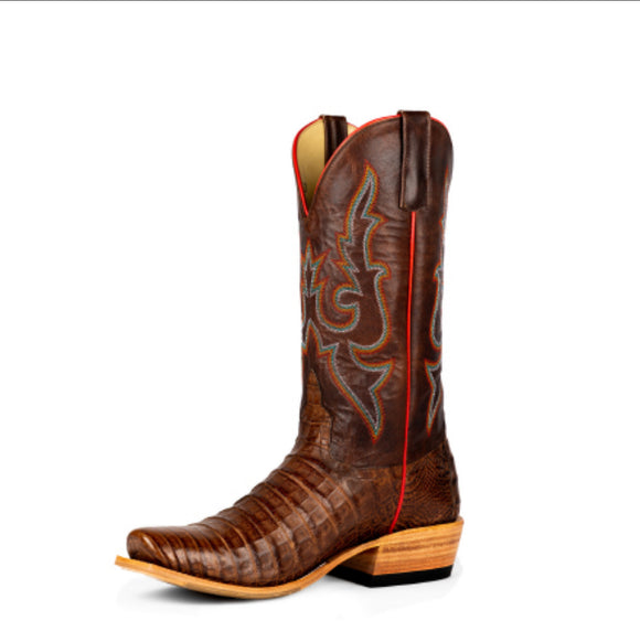 HP Post Oak Caiman Belly Western Boot