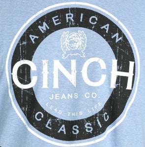 Cinch Mens Light Blue T-Shirt