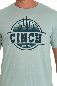 Cinch MEN'S CACTUS TEE - GREEN