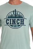Cinch MEN'S CACTUS TEE - GREEN