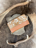 Cowhide Wallet - Single Zip/Wrist Strap
