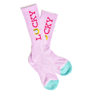 Lucky Chuck - LAVENDER LIGHT PINK PERFORMANCE SOCKS