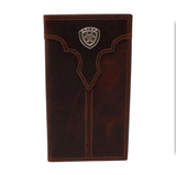ARIAT CENTER BUMP SHIELD BROWN RODEO - ACCESSORIES WALLET - A3550002