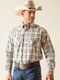 Ariat 10051311 Men’s Pro Series Elias Classic Fit Shirt Biege