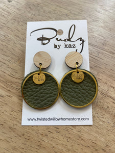 Budz By Kaz - Sage Earrings