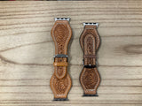 Tooling Leather Rounded Apple Watch Strap – WS101