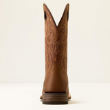 Ariat Mens Highland Toughstock Wide Square Toe Cowboy Boot - DISTRESSED BROWN|TACK ROOM BROWN 10074255