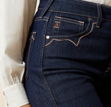 Ariat Ultra High Rise Veronica Wide Leg Jean - Rinse