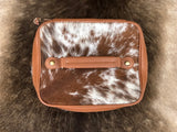 Cowhide Cosmetic Bath / Toiletries Bag