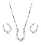 Lucky Stride Horseshoe Jewelry Set - JS6479