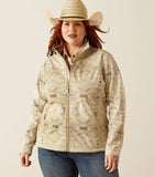 Ariat New Team Softshell Print Jacket - SANDSTONE SOUTHWEST PRINT
