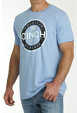 Cinch Mens Light Blue T-Shirt