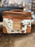 Cowhide Cosmetic Bath / Toiletries Bag