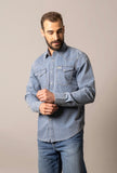 Kimes Ranch Clevon Men’s Shirt - Blue