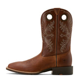 Men's Sport Rodeo Cowboy Boot - AGED TAN ELEPHANT PRINT/LUNA TAN