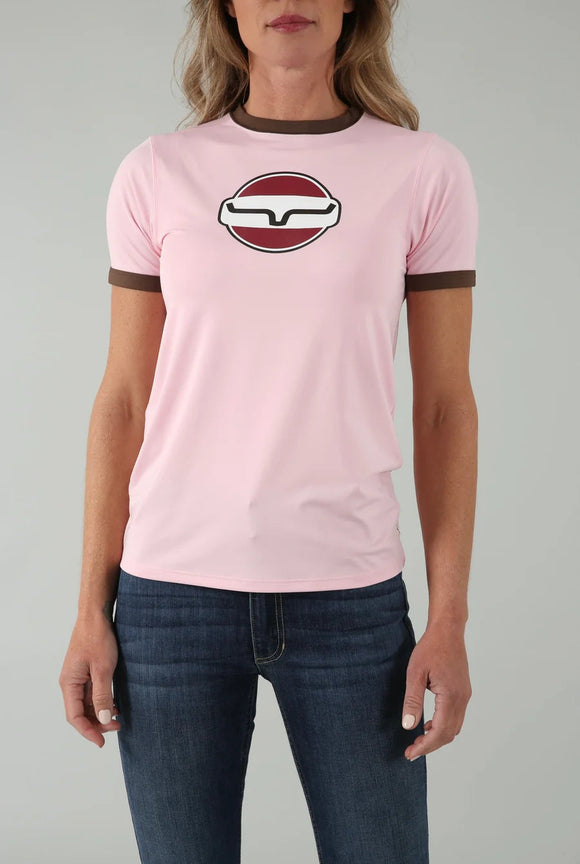 Kimes Ranch Womens Union Made Ringer Tech Tee