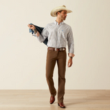 MEN'S ARIAT WRINKLE FREE BRENDAN FITTED LONG SLEEVE SHIRT - 10054665
