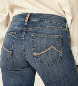 Ariat Mid Rise Olivia Trouser Jeans - Columbia