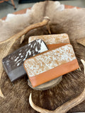 Cowhide Wallet - Single Zip/Wrist Strap