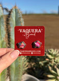 Vaquera Star Studs Pink Dahlia - MBR5