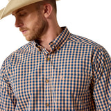 Ariat Men's Pro Series Jeremy Fitted Shirt - EMBERGLOW PLAID 10071576