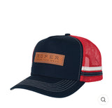 Roper Trucker Cap - RC2511 - Navy/Red