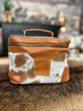 Cowhide Cosmetic Bath / Toiletries Bag