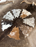 Cowhide Coaster - Miniature Cowhide Shape