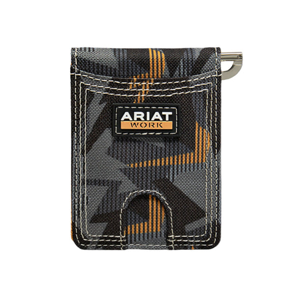 Ariat Bi-Fold Work Money Clip Bold Print