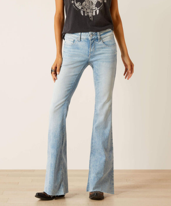 Ariat Perfect Rise Jimena Flare Ladies Jeans - Snowland