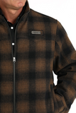 MEN'S CONCEALED CARRY WESTERN JACKET - BROWN