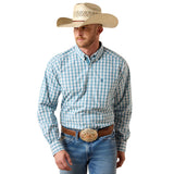 Ariat Men's Pro Series John Classic Fit Shirt - CORSAIR PLAID 10071588