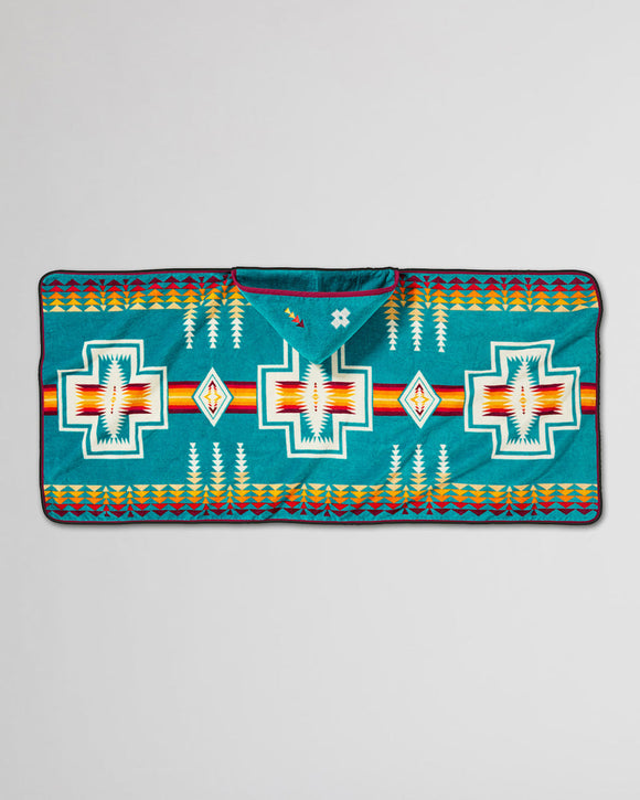 Pendleton Hooded Baby Towel - Harding Teal