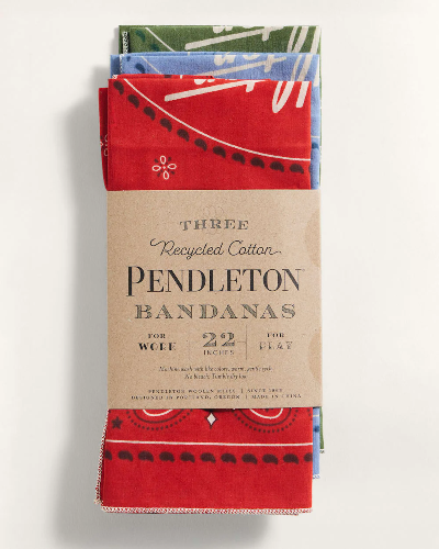 Pendleton - 3 PACK BANDANA COWBOY MULTI