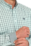 MEN'S CINCH PLAID BUTTON-DOWN WESTERN SHIRT - MTW1105931