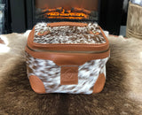 Cowhide Cosmetic Bath / Toiletries Bag