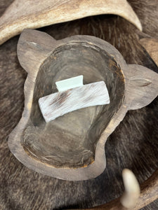 Cowhide Hair Clip