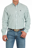 MEN'S CINCH PLAID BUTTON-DOWN WESTERN SHIRT - MTW1105931