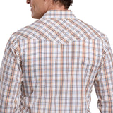 Roper Mens Karman Classic 55/45 Collection L/S Shirt (01101024) Plaid White