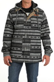 Cinch MEN'S BARN COAT - BLACK/GRAY