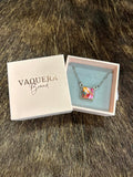 Vaquera Square Necklace Pink Dahlia - MBR9