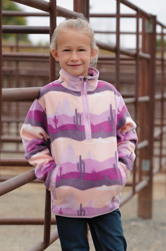 Cruel Denim Desert Print Polar Fleece Pullover