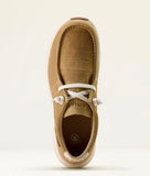 Ariat Buckeye Waterproof Shoe - LIGHT TAN|NATURALLY DISTRESSED CROC PRINT