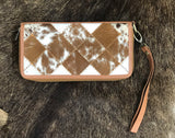 Cowhide Wallet - Double Zip-CWDZ001