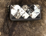 Cowhide Wallet - Double Zip-CWDZ001