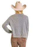 RODEO GRAPHIC PRINT PULLOVER