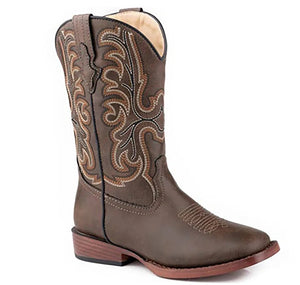 Roper Patrick Dark Brown Boys Boots