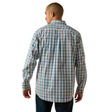 Ariat Men's Pro Series Team Phillip Classic Fit Shirt - 10071030 CORSAIR/WHITE