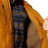 Rebar Stretch Canvas Bomber Jacket - Golden Brown
